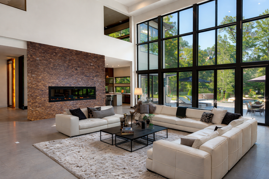 Luxury wall paneling with premium wall panels in real teak wood showcasing best wood wall paneling and elegant wooden wall paneling designs in a modern living room interior