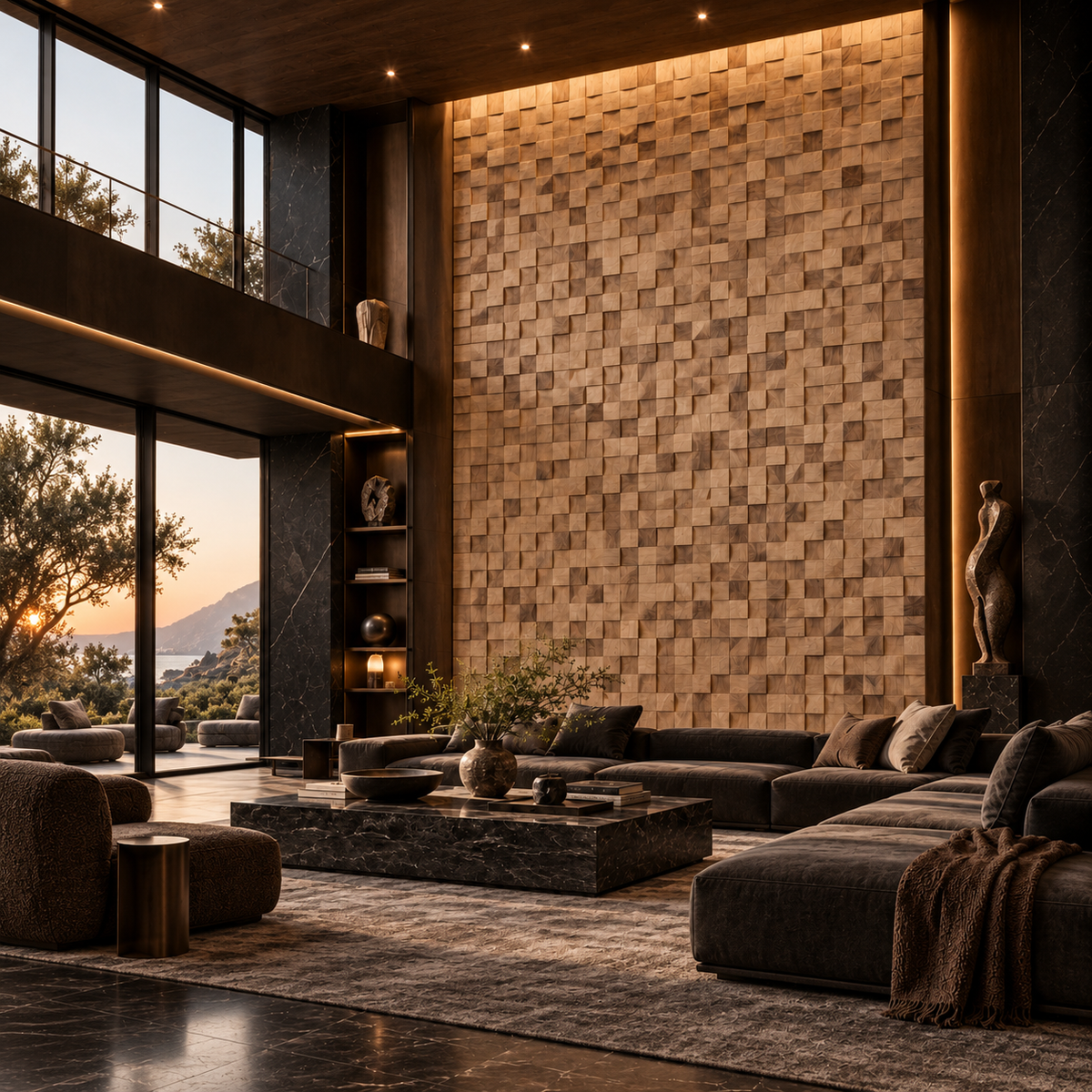 luxury living room aesthetics 